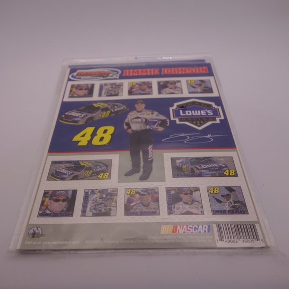Jimmie Johnson 48 Lowes Spiral Notepad & Collectible Stamp Stickers - Picture 2 of 14
